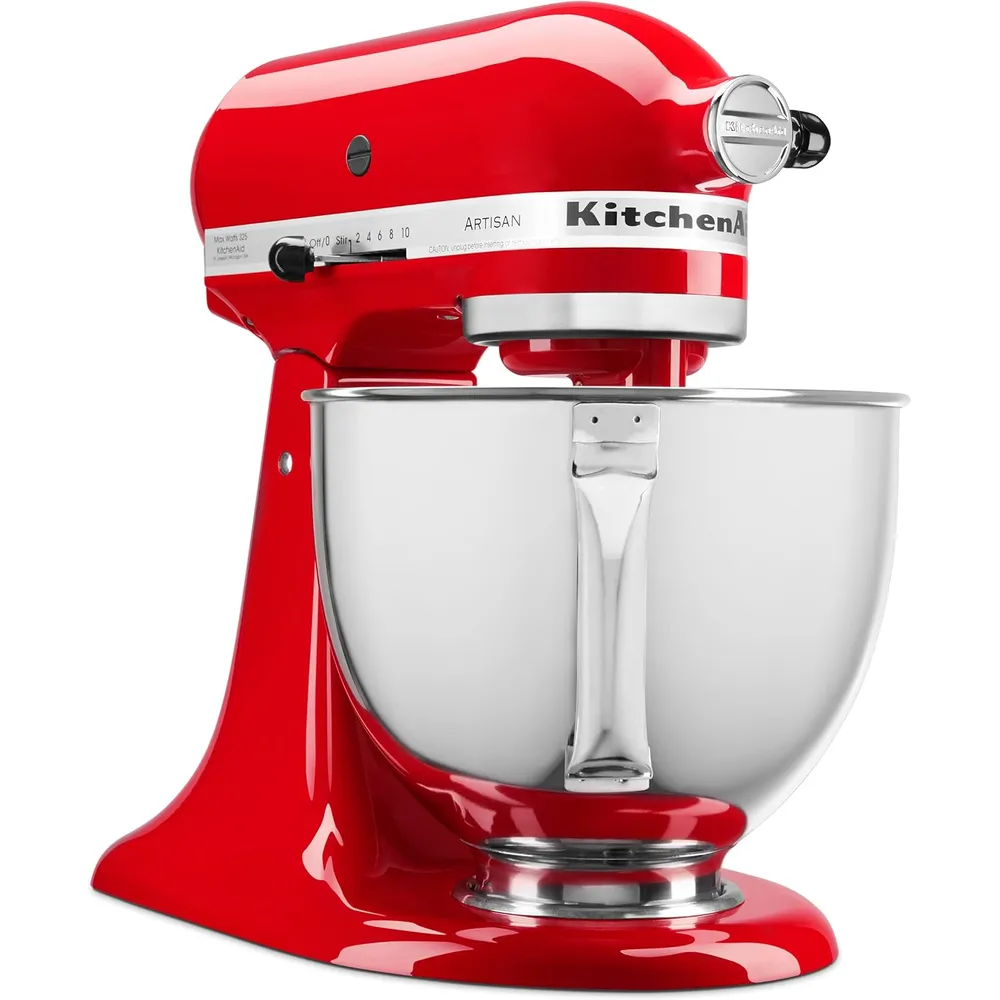KITCHENAID, BATIDORA DE PIE ARTISAN SERIES 5 QT CABEZAL INCLINABLE | ROJO