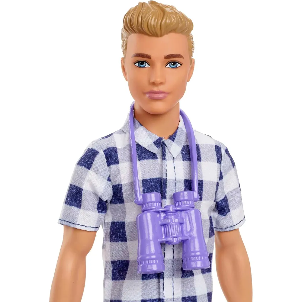 BARBIE SET CAMPING CON MUÑECA Y KEN ACCESORIOS