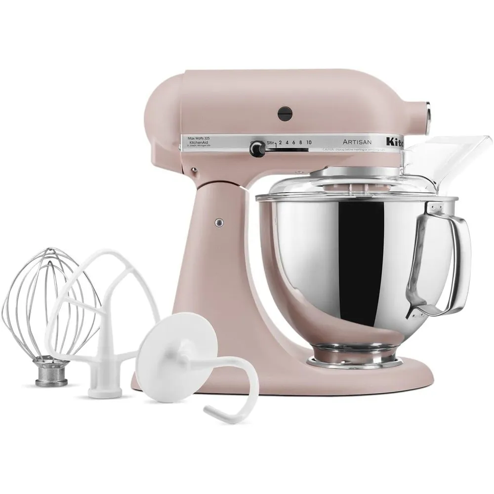 KITCHENAID, BATIDORA DE PIE ARTISAN SERIES 5 QT CABEZAL INCLINABLE | ROSA