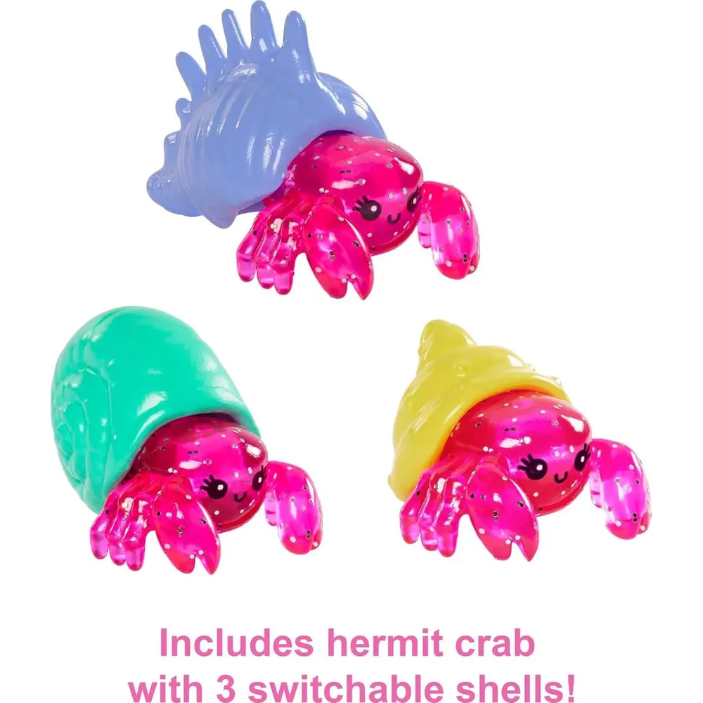 BARBIE CHELSEA SIRENA SET MASCOTAS MARINAS