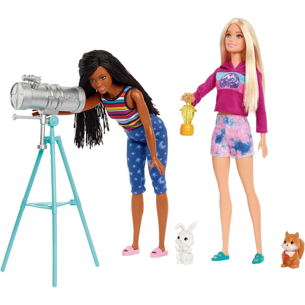BARBIE CAMPING IT TAKES TWO SET 2 MUÑECAS