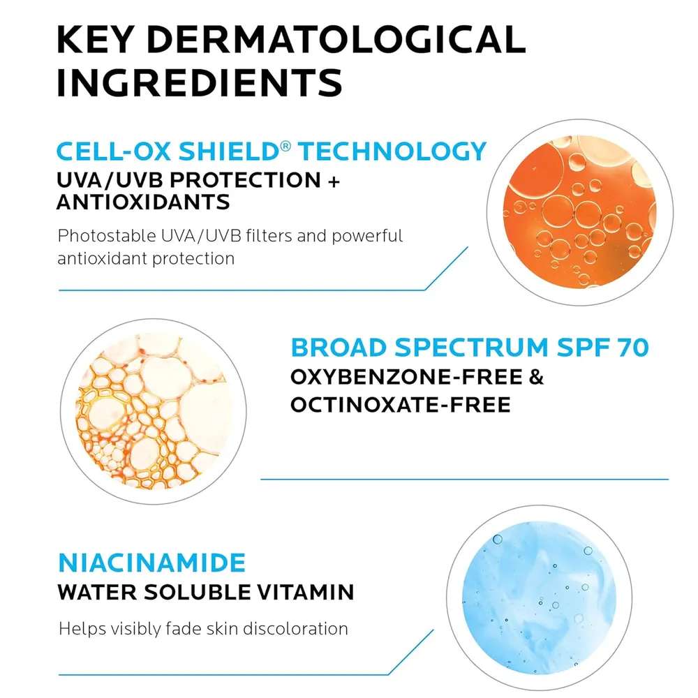 CREMA FACIAL HIDRATANTE SPF 70 UV CORRECT ANTHELIOS LA ROCHE-POSAY 1.7 OZ / 50 ML