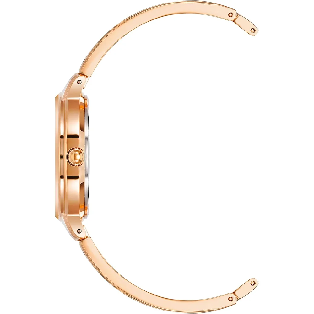 Anne Klein AK/2626PKGB reloj femenino | 30 mm - Oro rosa/Borgoña