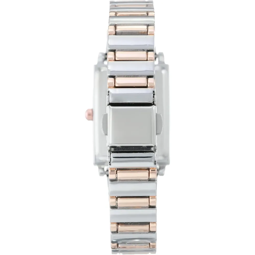 Anne Klein reloj femenino con brazalete | 21 mm - Plateado/Oro rosa