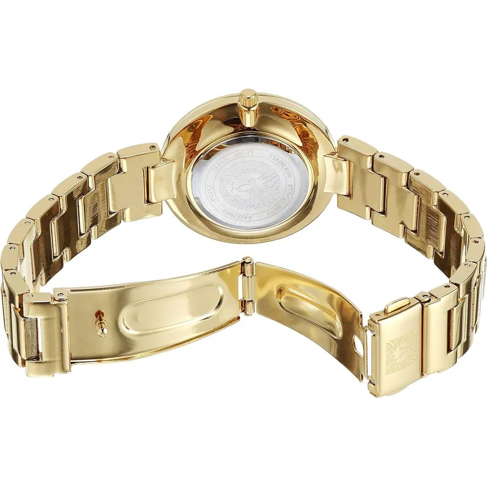 Anne Klein AK/2787SVTT reloj de pulsera para mujer | 34 mm - Dorado/Negro