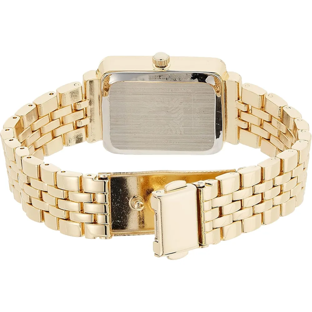 Anne Klein AK/3761SVTT reloj elegante con brillo para mujer | 36.5 mm - Dorado/Negro