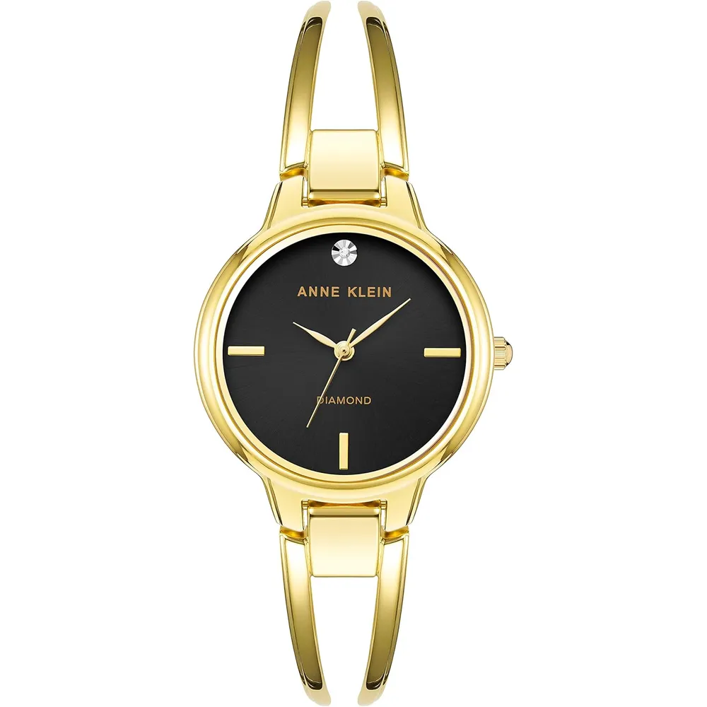 Anne Klein AK/2626PKGB reloj femenino | 30 mm - Dorado/Negro