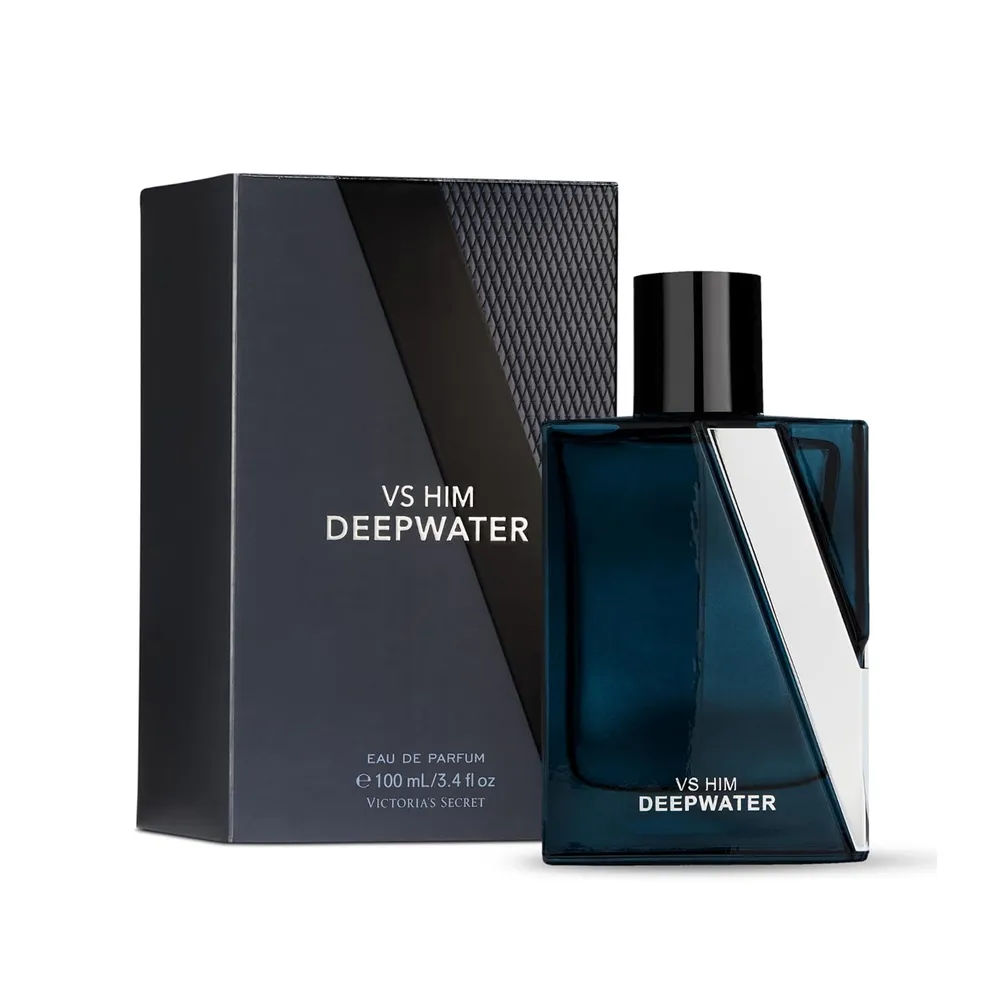 PERFUME VS HIM DEEPWATER VICTORIA SECRET HOMBRE 3.4 OZ / 100 ML