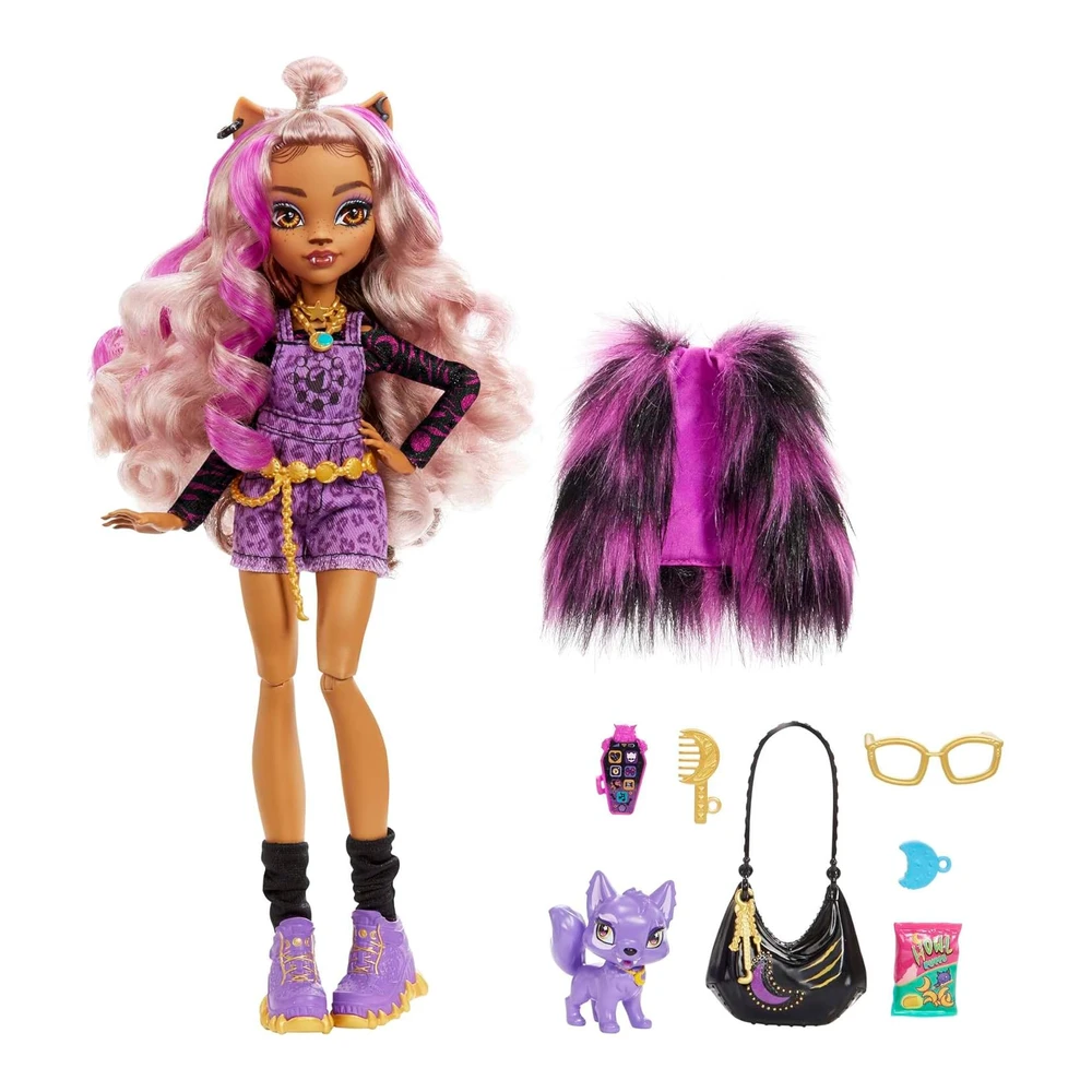 MUÑECA MONSTER HIGH CLAWDEEN WOLF