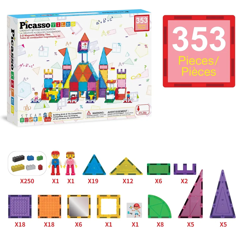 BLOQUES MAGNÉTICOS PTL353 CON FIGURAS PICASSOTILES