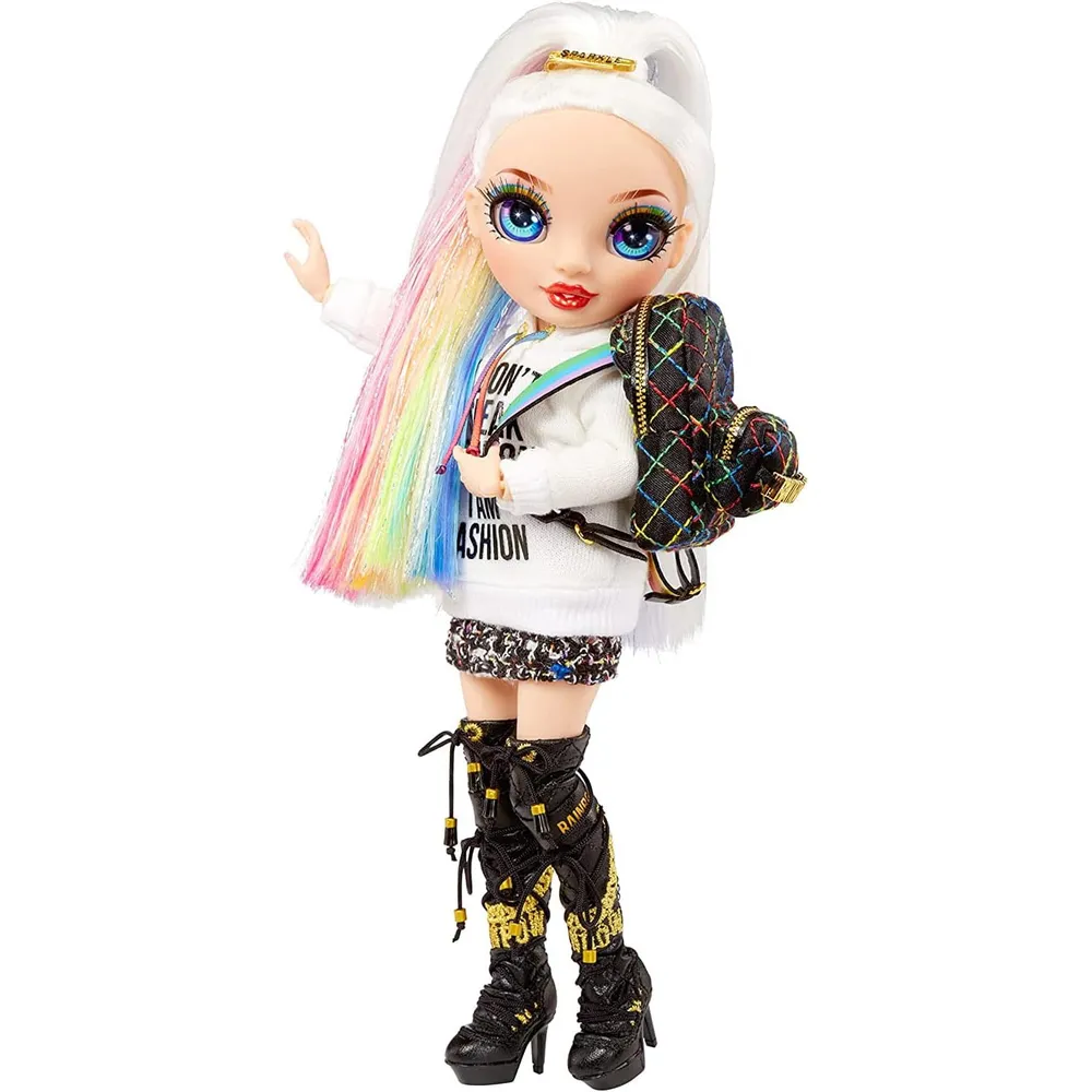 Rainbow High Jr. High Amaya Raine muñeca con mochila