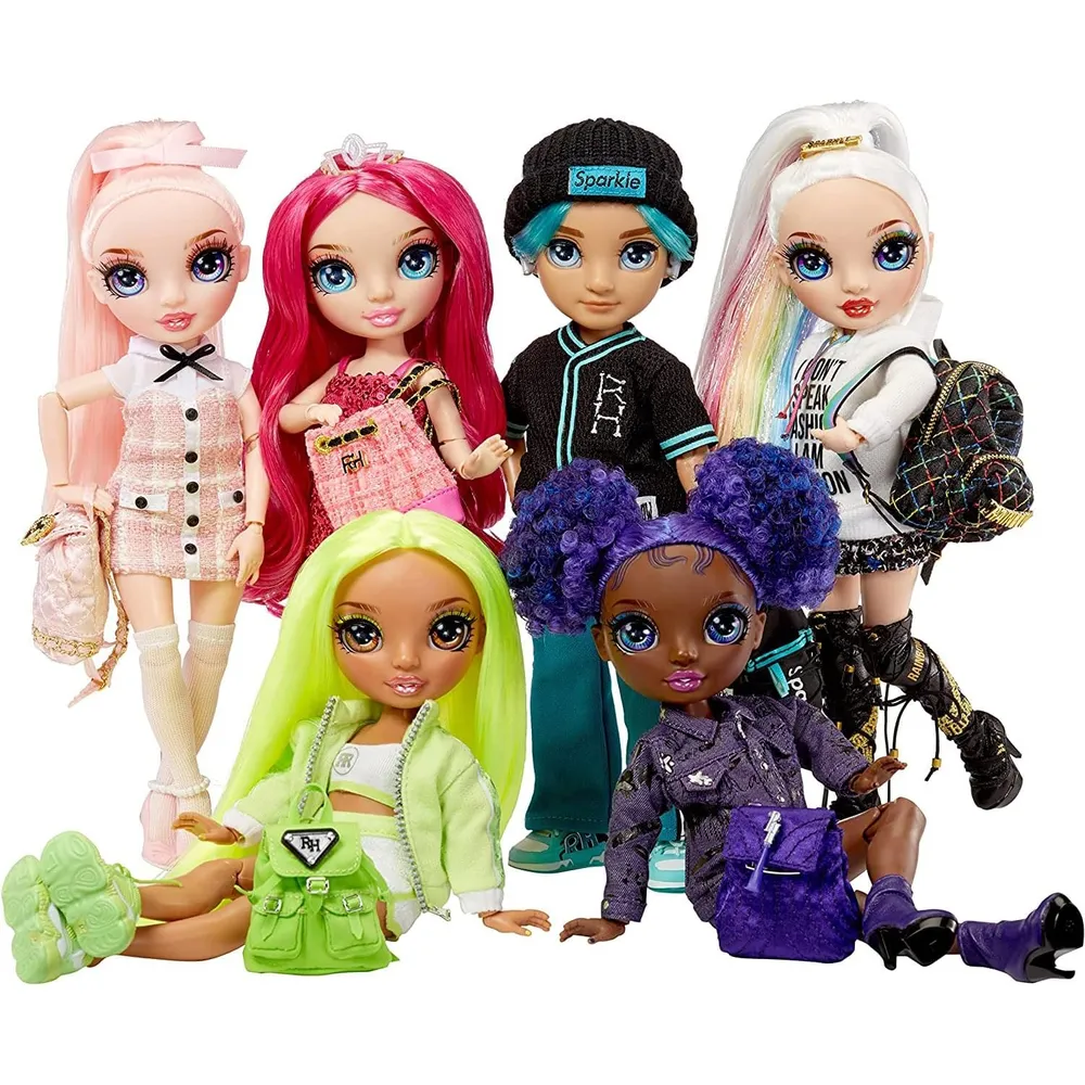 Rainbow High Jr. High Amaya Raine muñeca con mochila