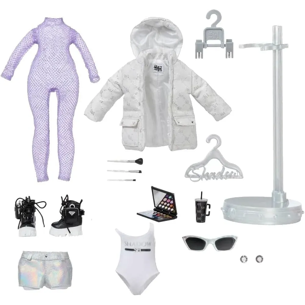 Rainbow High Shadow High Dia Mante muñeca con accesorios