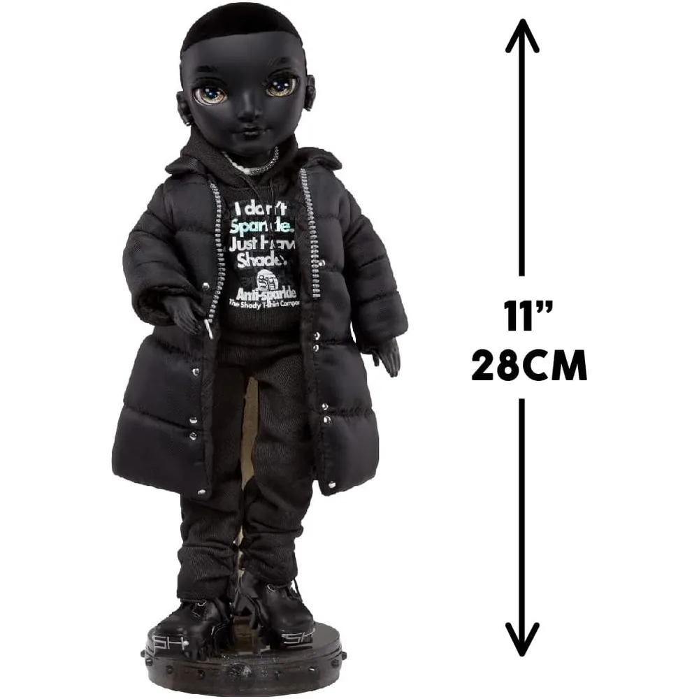 Rainbow High Shadow High Rexx McQueen muñeca con accesorios