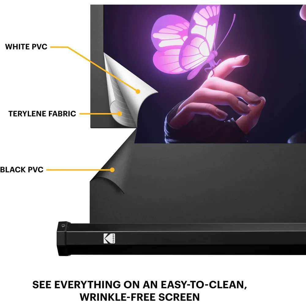 Kodak pantalla de proyector portátil