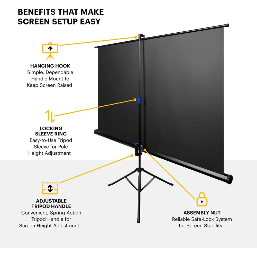Kodak pantalla de proyector portátil