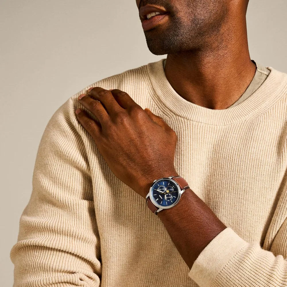 b09pfbf5fm_3_webp.webp Fossil reloj cronógrafo Neutra de cuarzo para hombre, acero | Marrón/ Azul