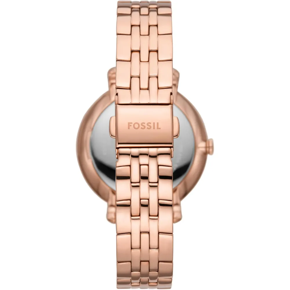 b09pfccxvz_1_webp.webp Fossil reloj de cuarzo Jacqueline para mujer, modelo ES5165, acero | Oro rosa
