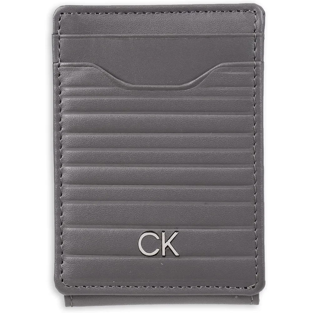 TARJETERO CALVIN KLEIN RFID GRIS HOMBRE