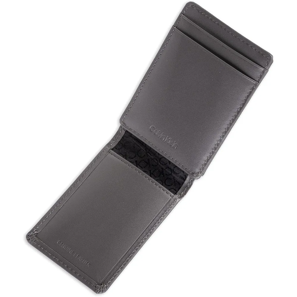 TARJETERO CALVIN KLEIN RFID GRIS HOMBRE