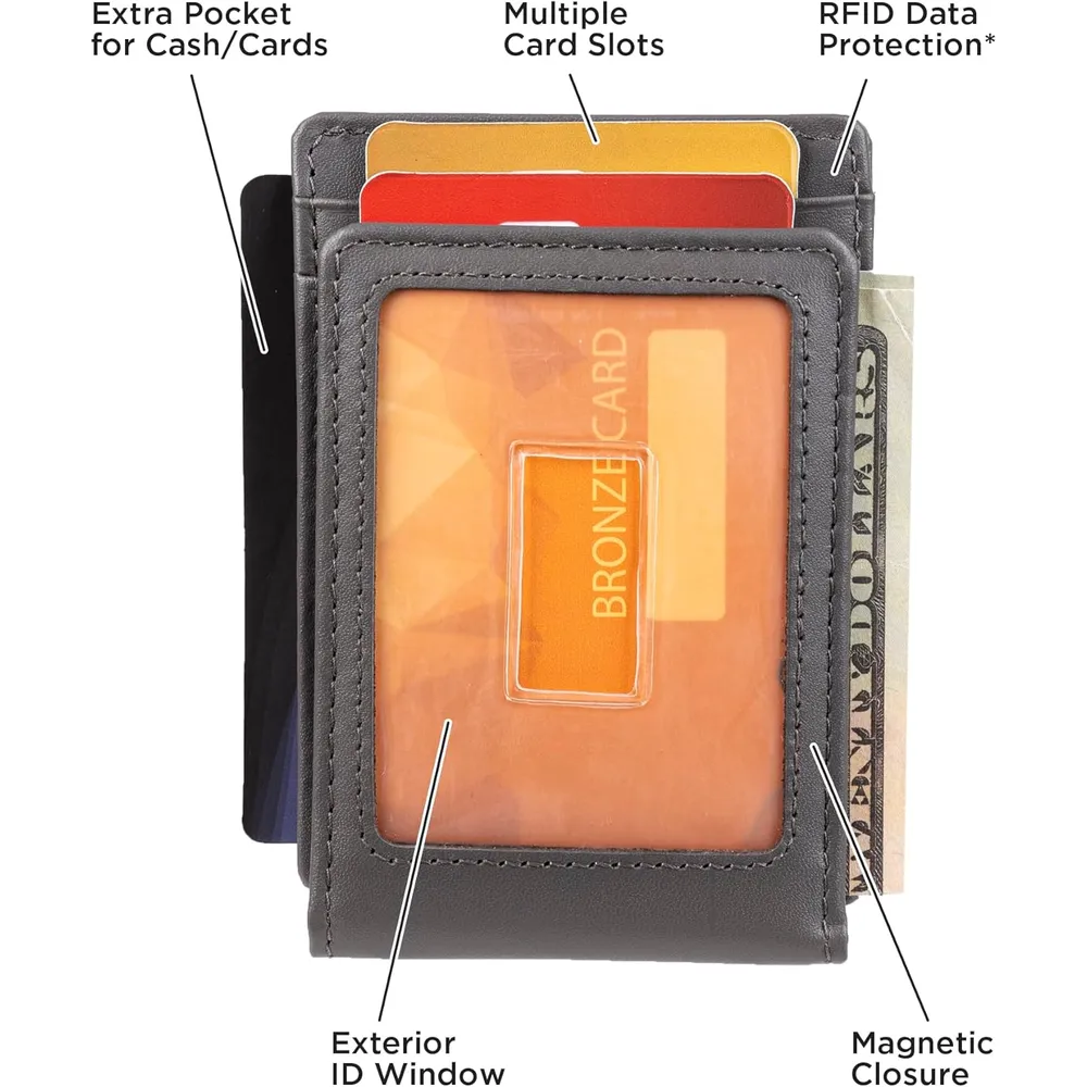 TARJETERO CALVIN KLEIN RFID GRIS HOMBRE