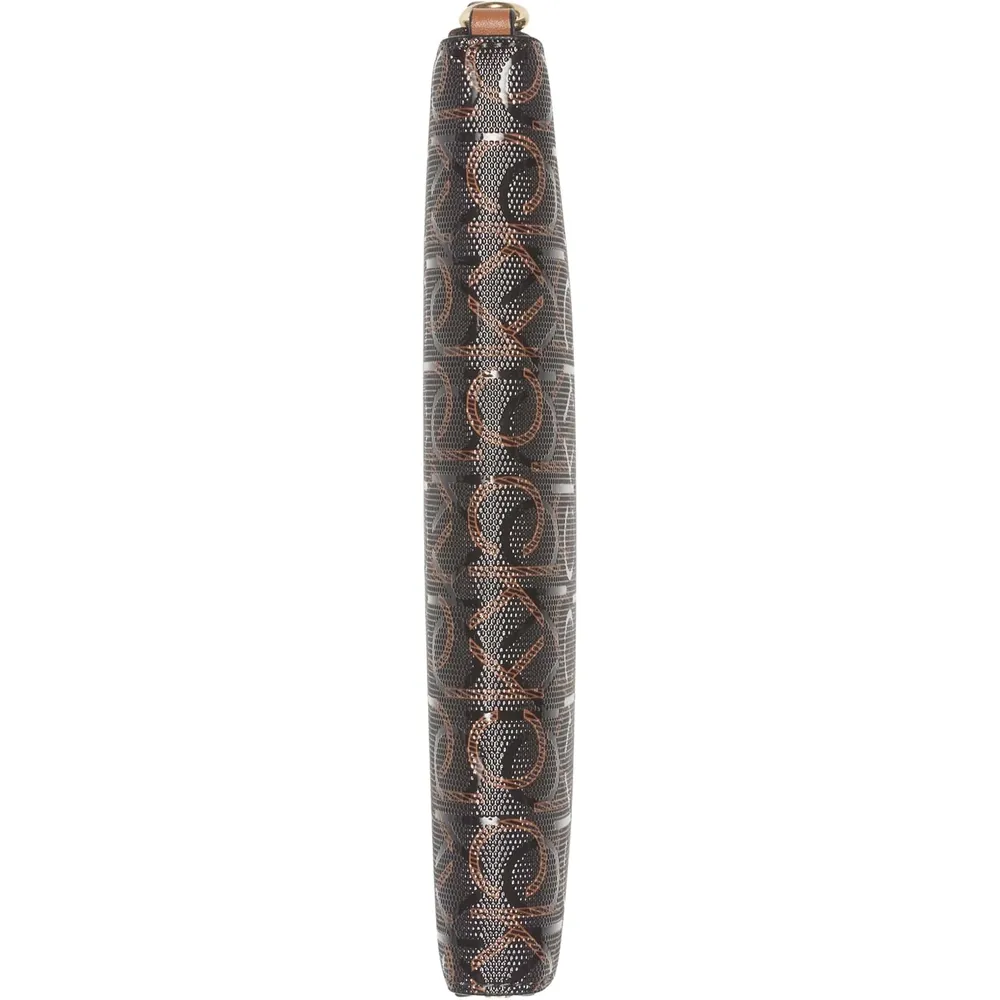BILLETERA CALVIN KLEIN SAFFIANO MARRÓN MUJER