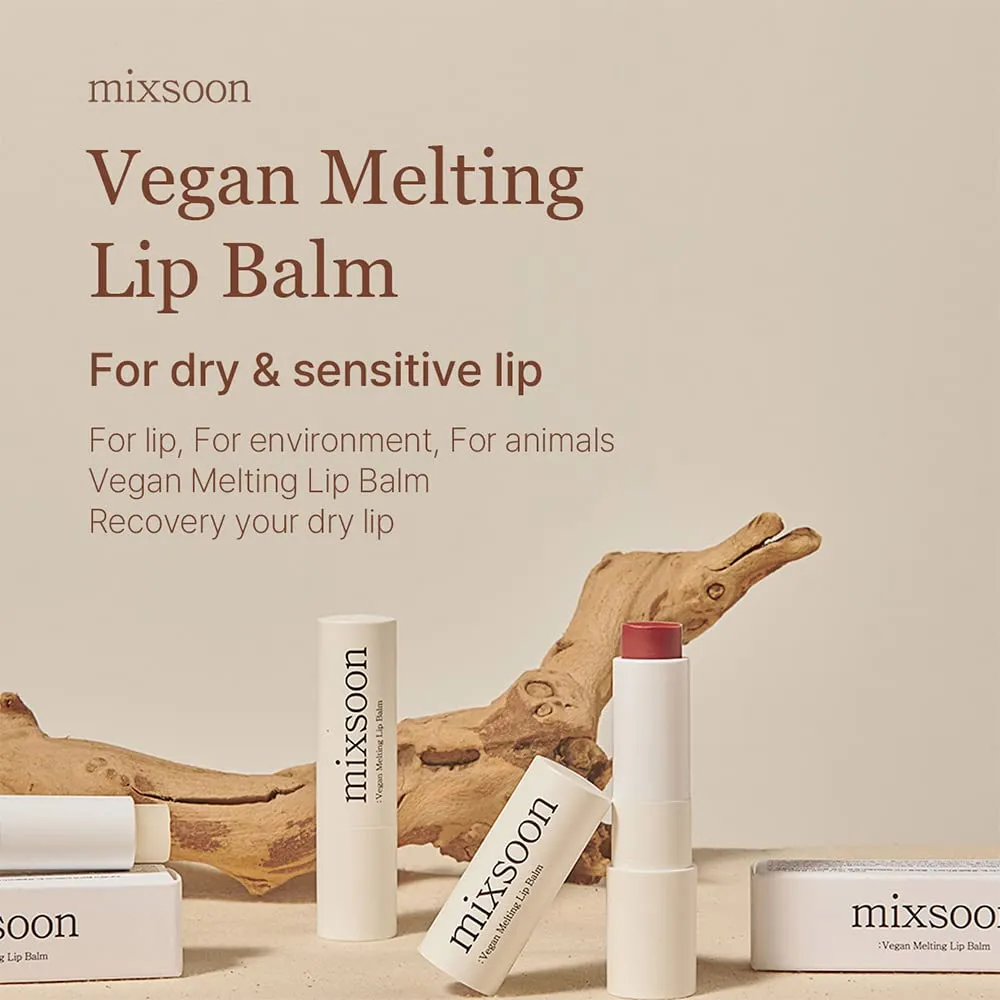 Mixsoon Bálsamo Labial Vegano Dry Rose 4.1 g – Korea Skin Care