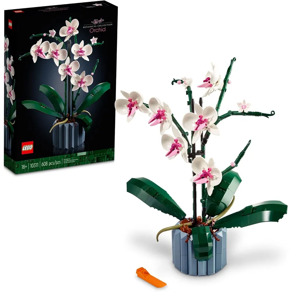 LEGO BOTANICALS ORQUÍDEA ARTIFICIAL SET DE CONSTRUCCIÓN