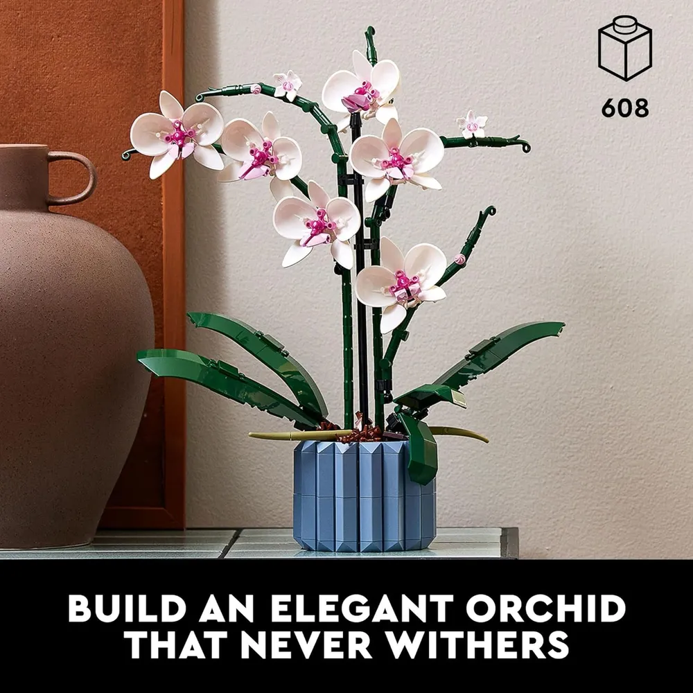 LEGO BOTANICALS ORQUÍDEA ARTIFICIAL SET DE CONSTRUCCIÓN