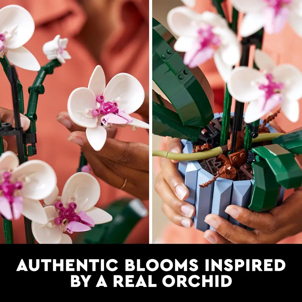 LEGO BOTANICALS ORQUÍDEA ARTIFICIAL SET DE CONSTRUCCIÓN