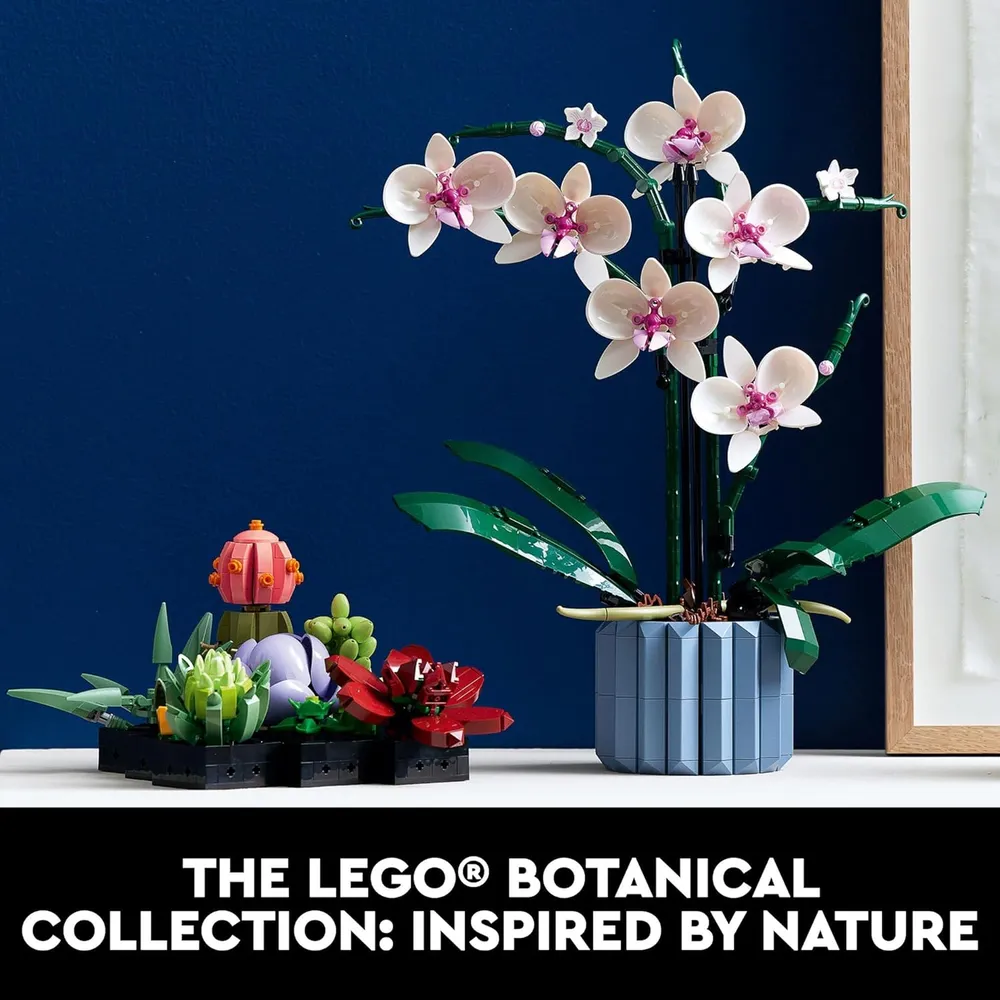 LEGO BOTANICALS ORQUÍDEA ARTIFICIAL SET DE CONSTRUCCIÓN