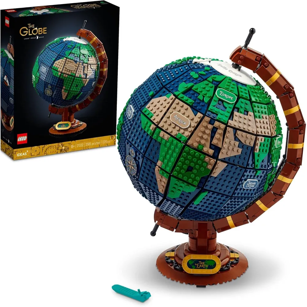 Lego Ideas globo terráqueo set coleccionable para construir y exhibir