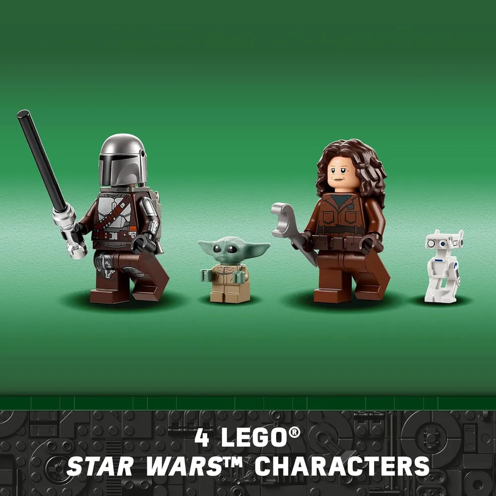 LEGO STAR WARS N-1 STARFIGHTER MANDALORIANO CON BABY YODA Y DROIDES