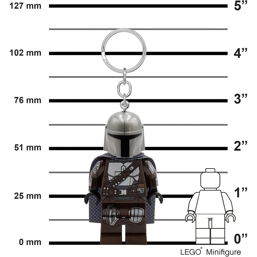 Lego Star Wars figura grande The Mandalorian 7,6 cm con luz integrada