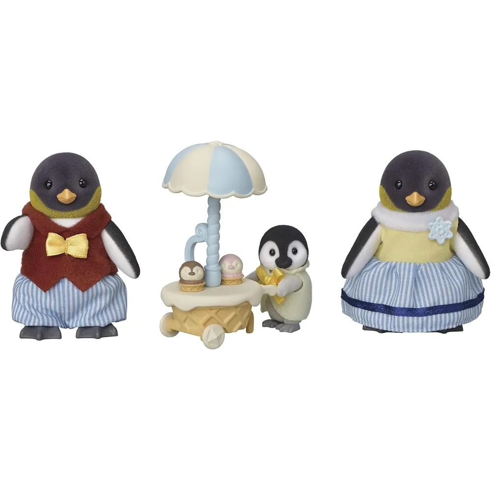 MUÑECA SYLVANIAN FAMILIES FAMILIA PINGÜINOS FS-45