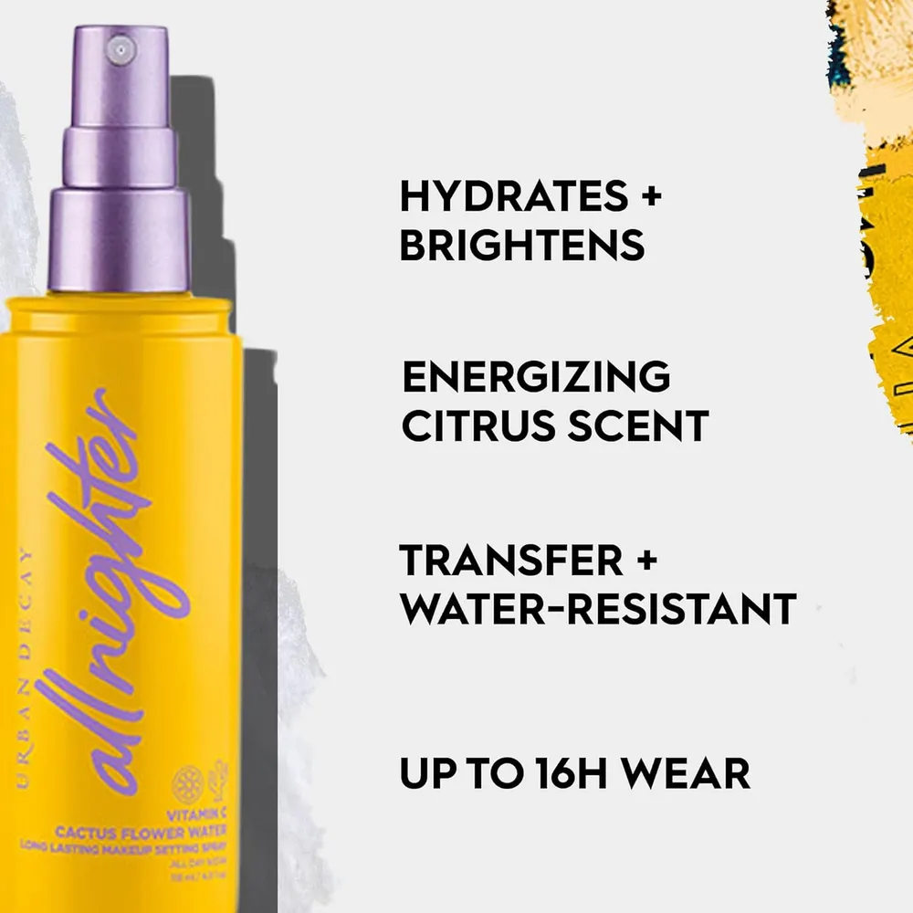 Urban Decay All Nighter Spray Fijador Vitamina C Piel Seca 16H | 4oz