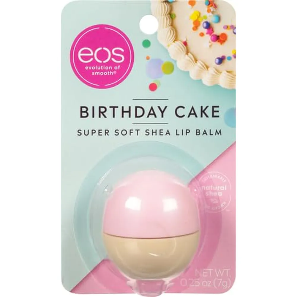 EOS bálsamo labial Birthday Cake | 0.25 oz / 7.4 ml