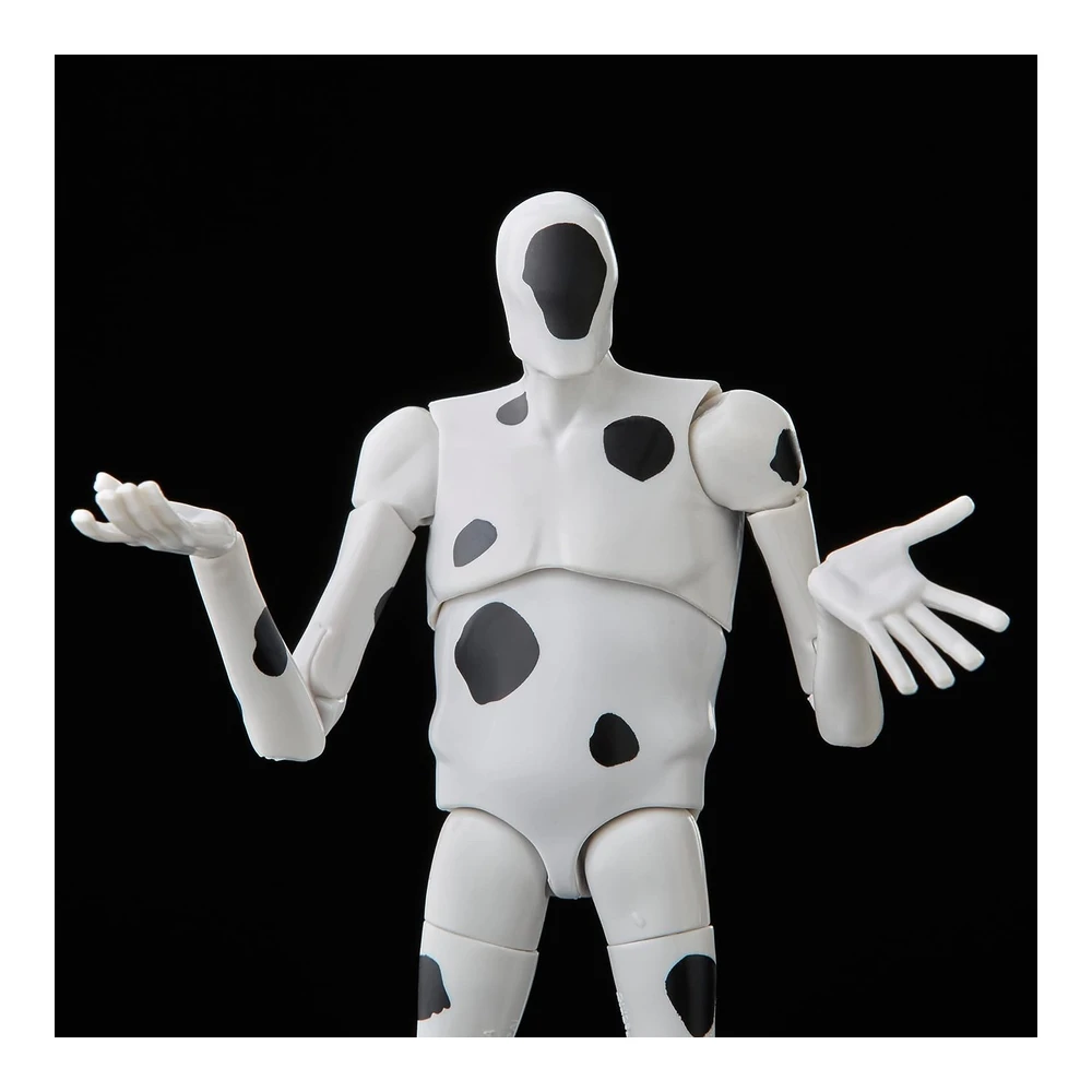 Marvel Spiderman Legends Series Across The Spider-Verse The Spot - Figura de Acción de 6" - 5 Accesorios - Color Blanco