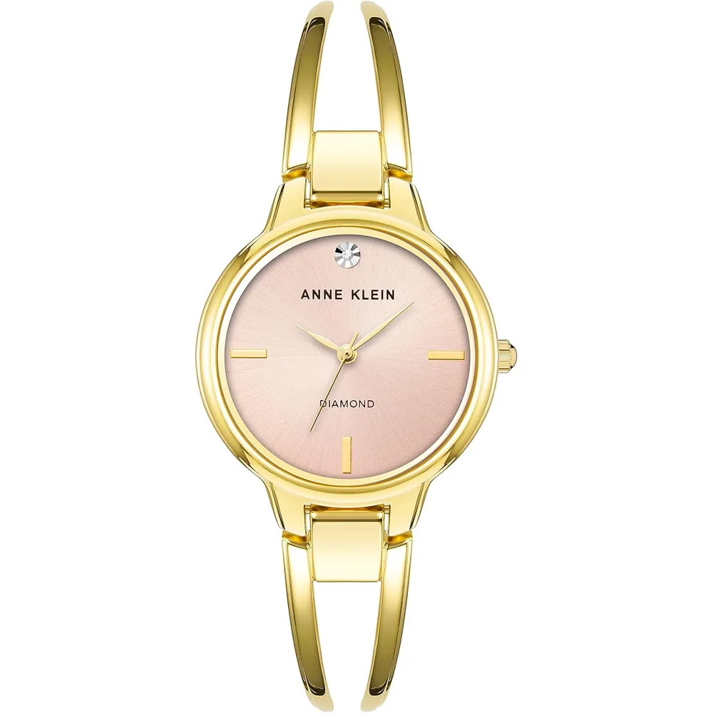 Anne Klein AK/2626PKGB reloj femenino | 30 mm - Dorado/Rosado