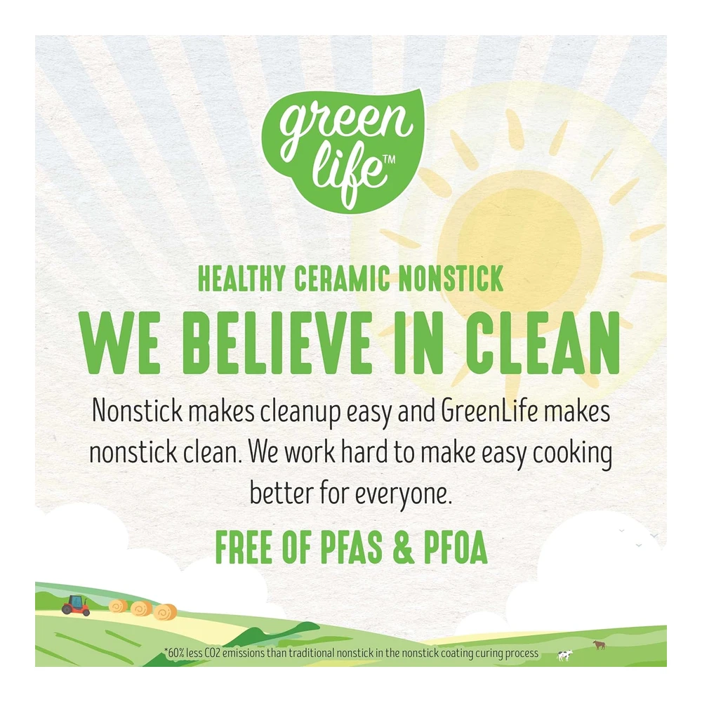 Greenlife Plancha Eléctrica Antiadherente de Cerámica Saludable - Extra Grande de 20" para Panqueques - Huevos - Hamburguesas y Más - Asas que se Mantienen Frescas - Bandeja de Goteo Extraíble - Control de Temperatura Ajustable - Sin Pfas - Rosa