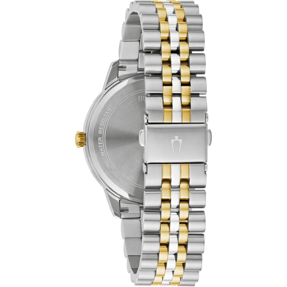 b09rhlrbbk_2_webp.webp Bulova reloj clásico vestir hombre cuarzo 3 agujas diamantes, acero | Oro/Plata/Negro