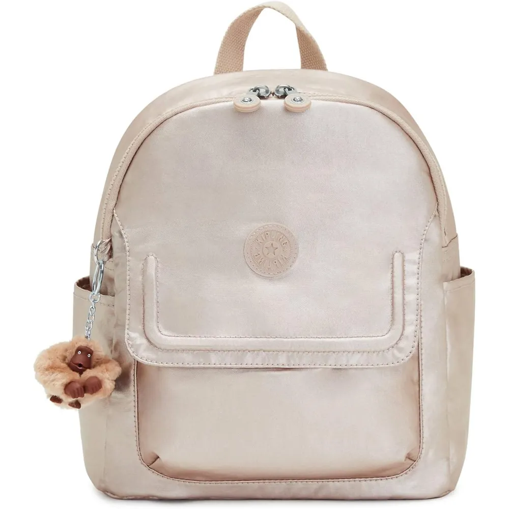 Kipling Matta Up Metallic Mochila | Cuarzo Metálico