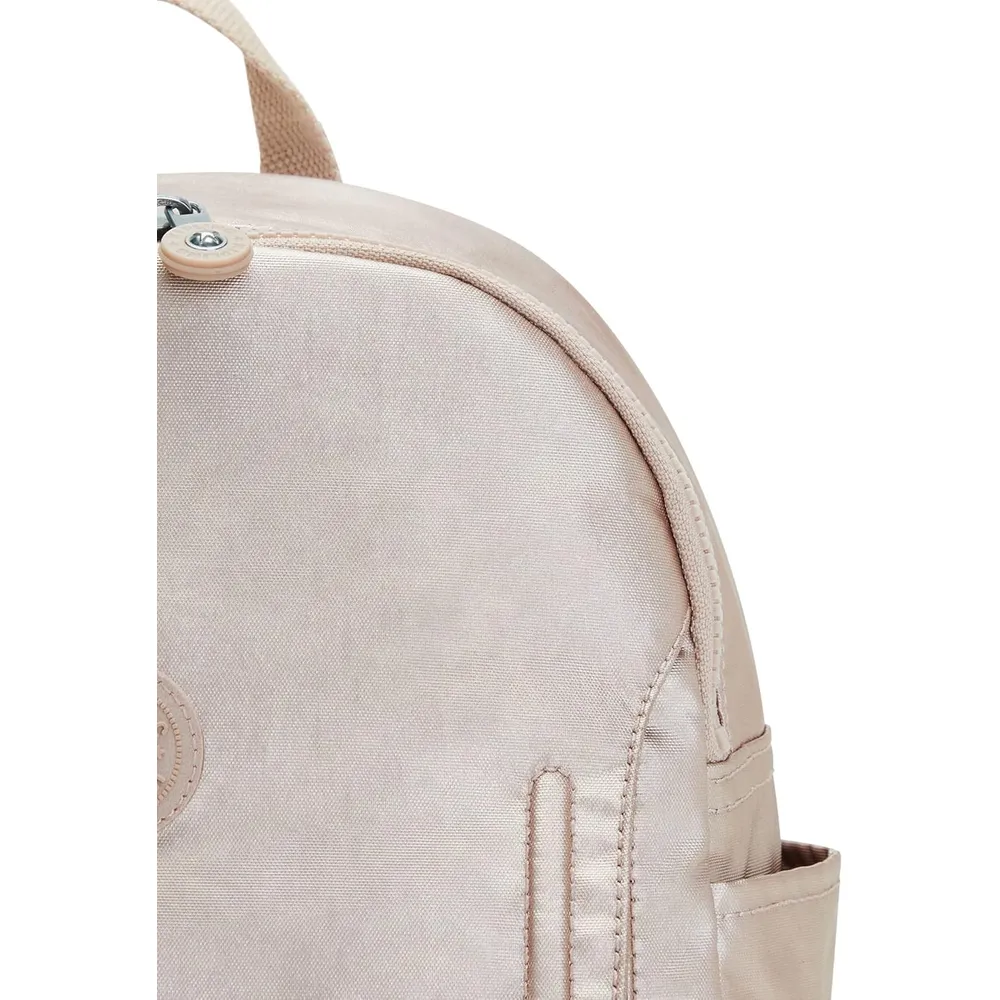 Kipling Matta Up Metallic Mochila | Cuarzo Metálico
