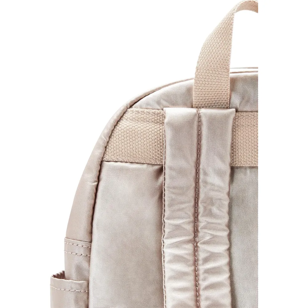Kipling Matta Up Metallic Mochila | Cuarzo Metálico