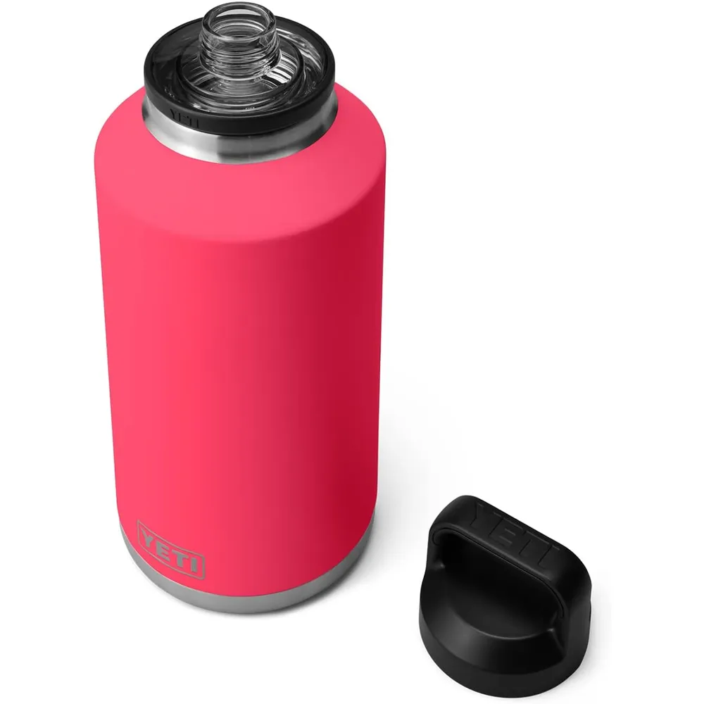 YETI Botella Rambler con Tapa de Chupón de 64 oz | Rosa Neón