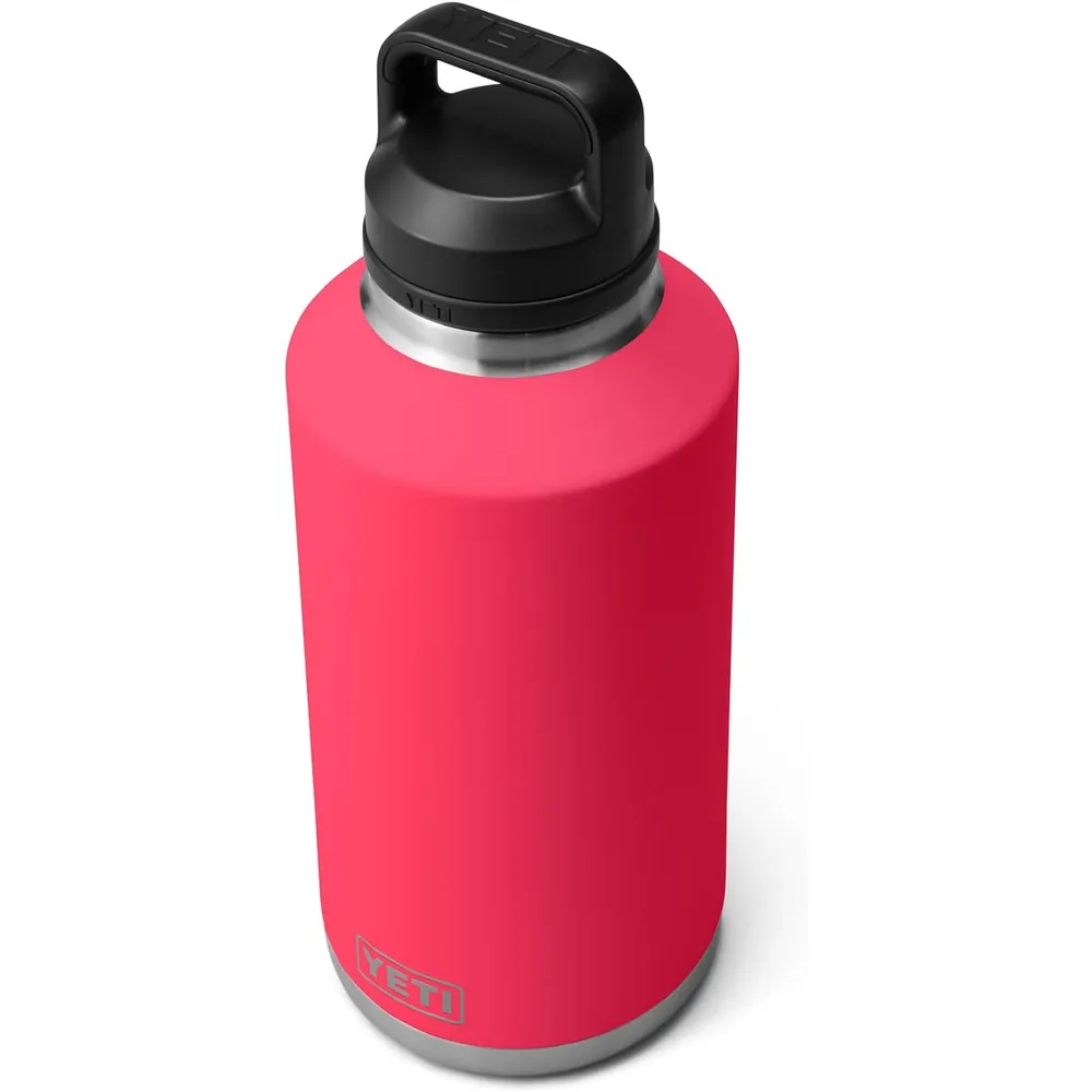 YETI Botella Rambler con Tapa de Chupón de 64 oz | Rosa Neón