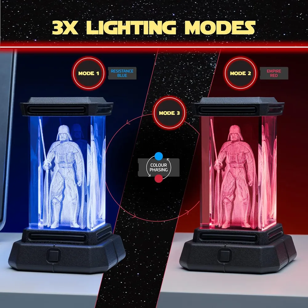 Paladone Star Wars Darth Vader, lámpara holográfica