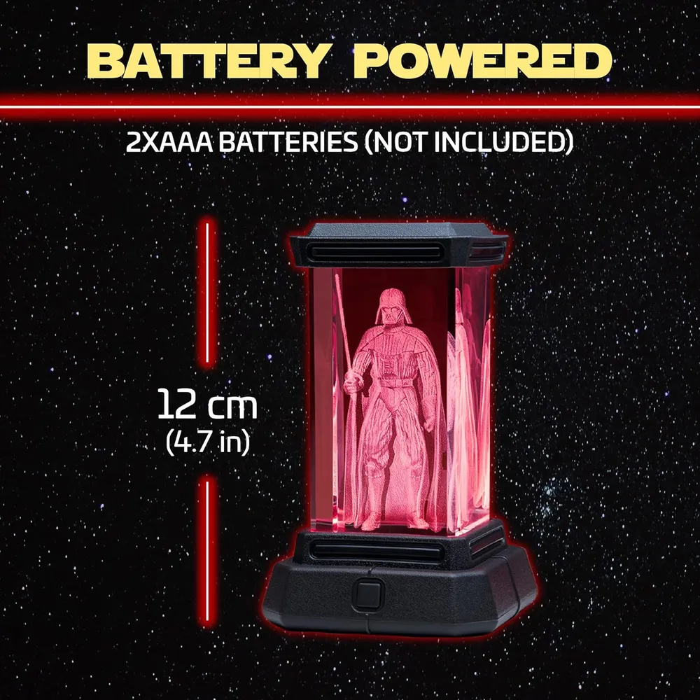 Paladone Star Wars Darth Vader, lámpara holográfica