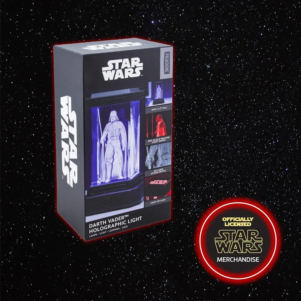 Paladone Star Wars Darth Vader, lámpara holográfica