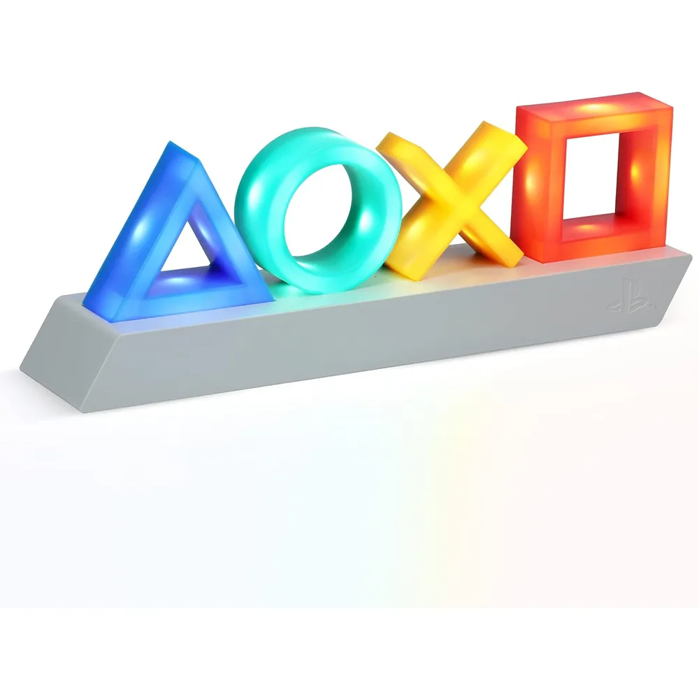 Paladone PlayStation Heritage Icons, lámpara con modos dinámicos